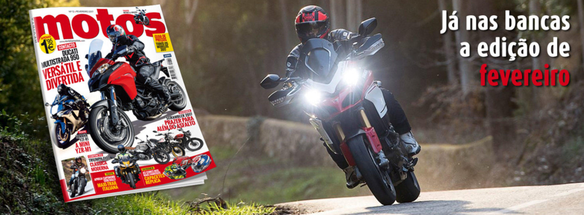 Revista Motos já tem edição de fevereiro nas bancas