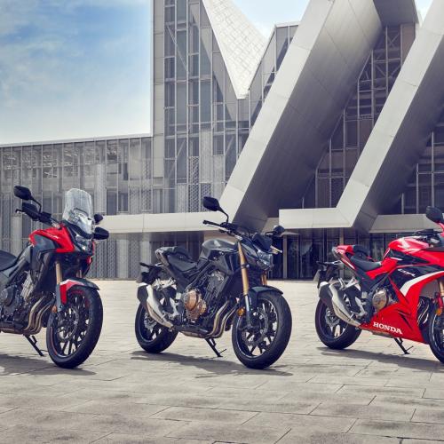 Honda renova trio de modelos de 500 cm3 para 2022