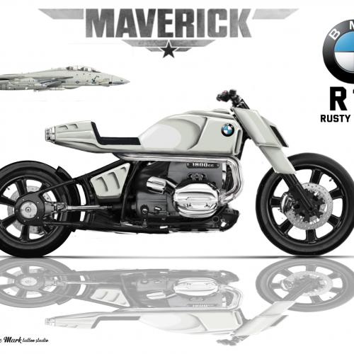 Rusty Wrench Motorcycles mostra BMW R18 inspirada em Top Gun