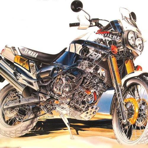 Ciclomotores e Motociclos que marcaram uma geração – Yamaha XTZ 750 Super Ténéré